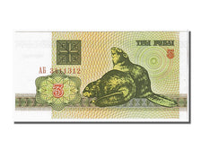 Bielorussia, 3 Rublei, 1992, FDS