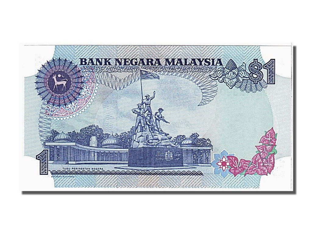 Malaysia, 1 Ringgit, 1989, KM #27b, UNC(65-70), AW3900929