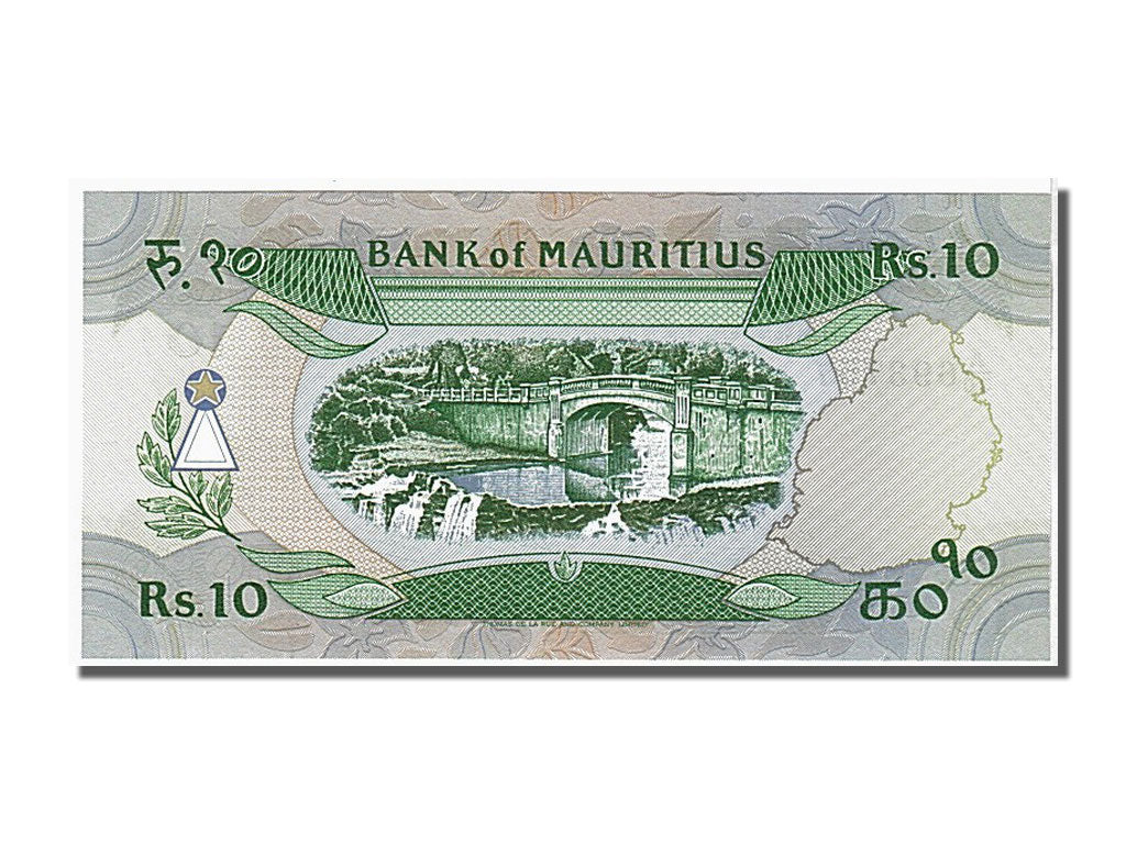 Geldschein, Mauritius, 10 Rupees, 1985, UNZ