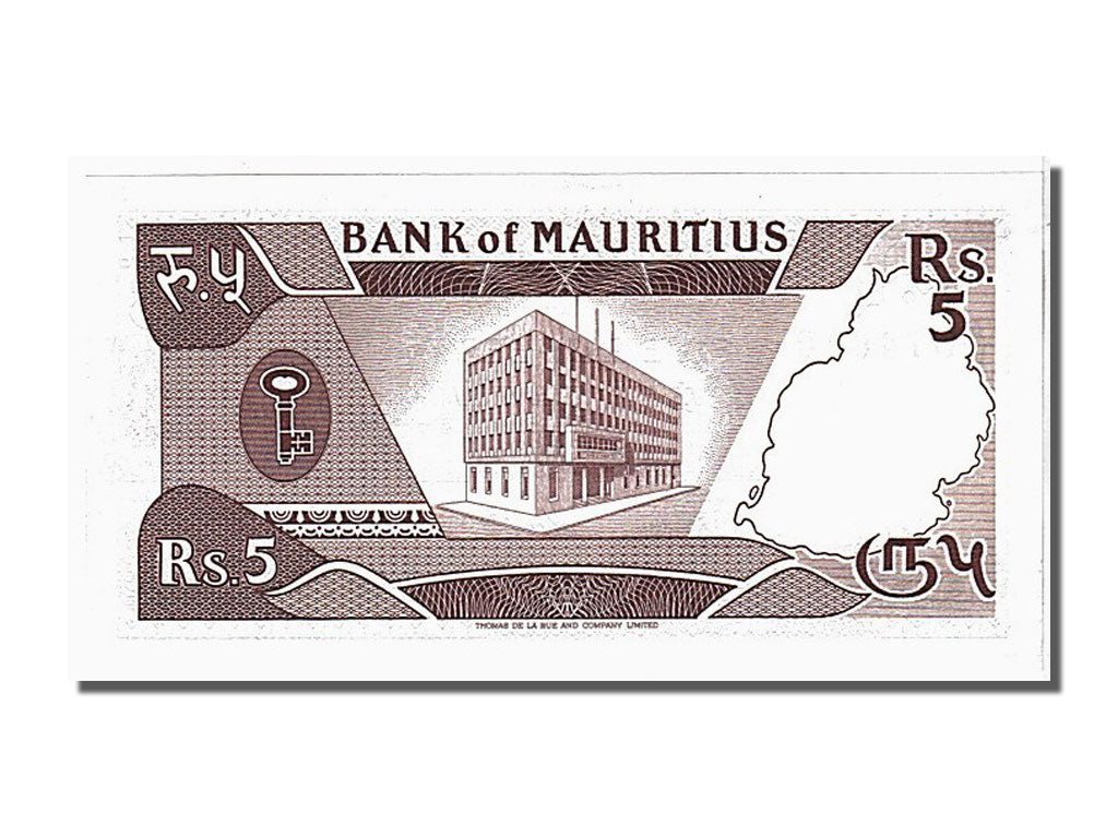 Mauritius, 5 Rupees, 1985, KM #34, UNC(65-70), 074670