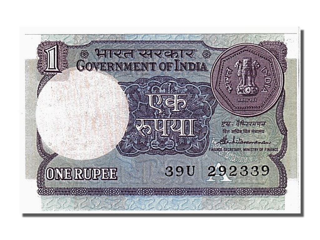 Banconote, India, 1 Rupee, 1986, SPL