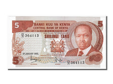 Kenya, 5 Shillings, 1982, KM #19b, 1982-01-01, UNC(65-70), 364113