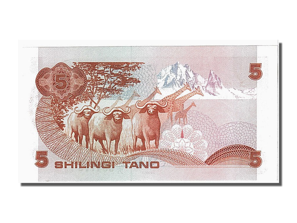 Kenya, 5 Shillings, 1982, KM #19b, 1982-01-01, UNC(65-70), 364113