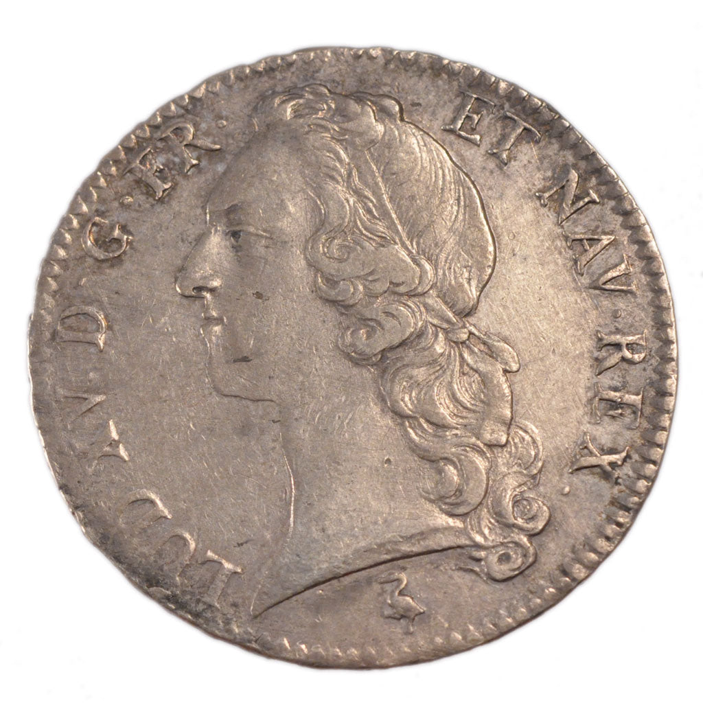 FRANCE, Écu au bandeau, Ecu, 1757, Paris, KM #512.1, AU(50-53), Silver, Gadoury 