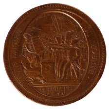 FRANCE, 5 Sols, 1792, Birmingham, AU(55-58), Bronze, Brandon #223B, 28.10