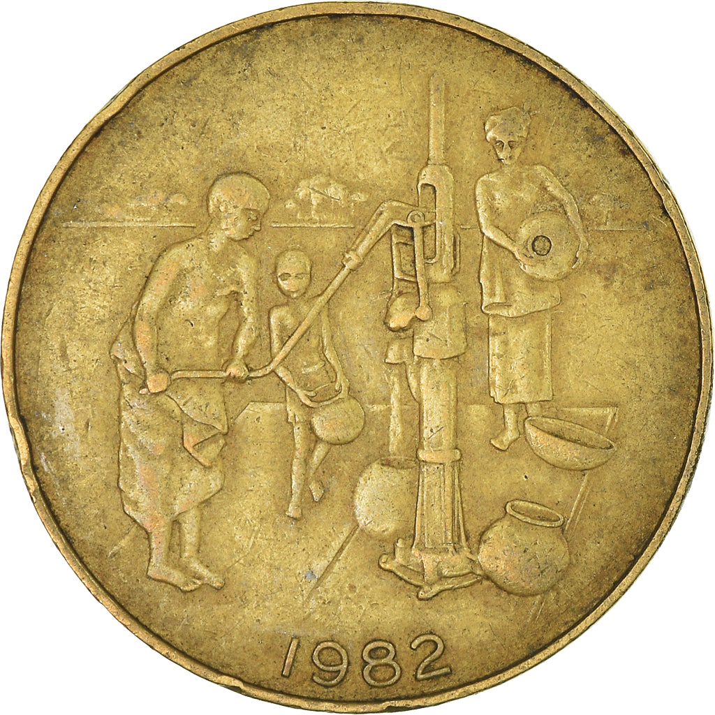 Coin, West African States, 10 Francs, 1982