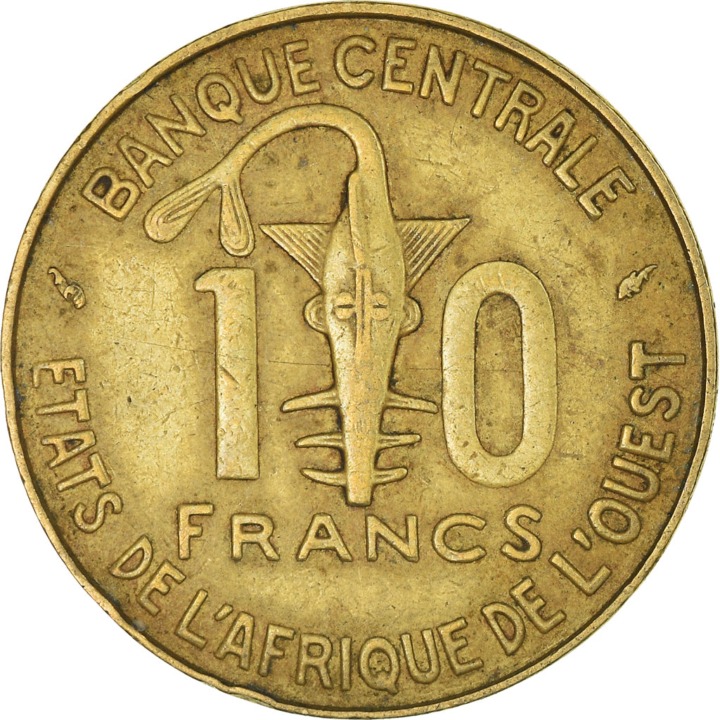 Coin, West African States, 10 Francs, 1982