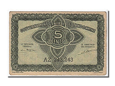 French Indo-China, 5 Cents, 1942, KM #88b, UNC(65-70), AZ243.243