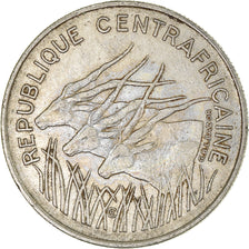 Coin, Central African Republic, 100 Francs, 1971