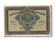 French Indo-China, 5 Cents, 1942, KM #88b, UNC(65-70), DD243.786