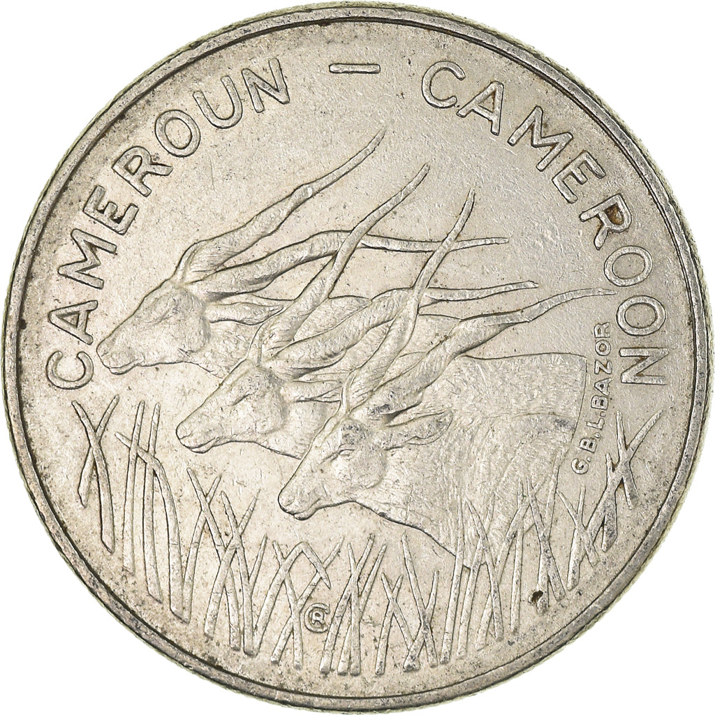 Moneta, Kamerun, 100 Francs, 1975