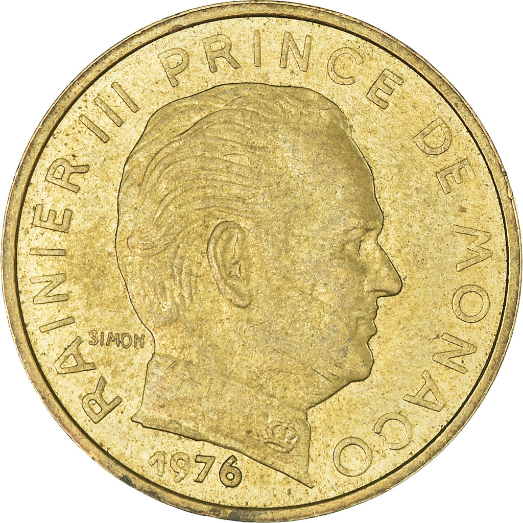 Münze, Monaco, 10 Centimes, 1976