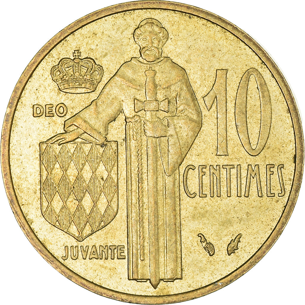 Münze, Monaco, 10 Centimes, 1976