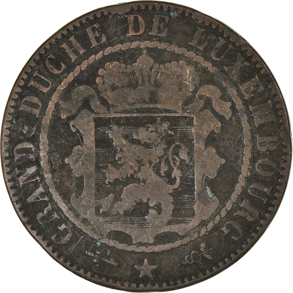 Moeda, Luxemburgo, 10 Centimes, 1870