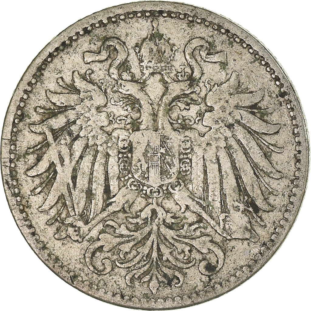 Moeda, Áustria, 10 Heller, 1893