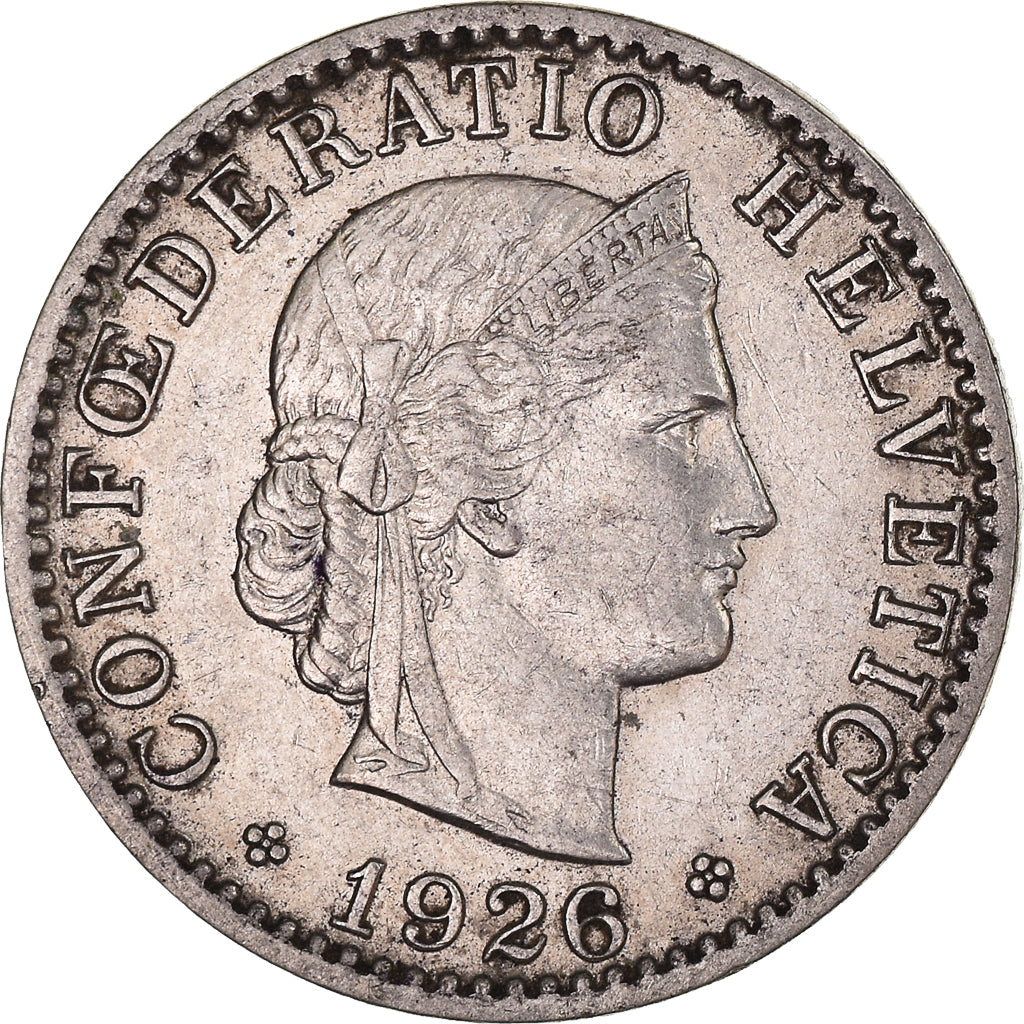 Munten, Zwitserland, 20 Rappen, 1926