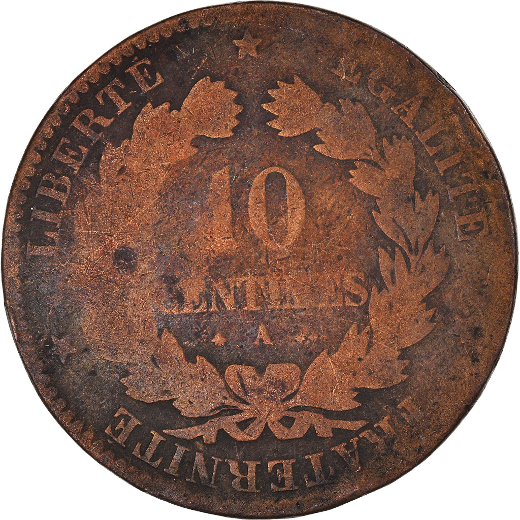 Münze, Frankreich, 10 Centimes, 1874