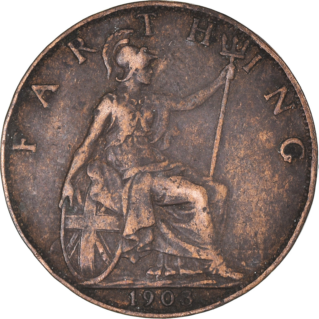 Munten, Groot Bretagne, Farthing, 1903