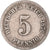 Monnaie, Empire allemand, 5 Pfennig, 1876