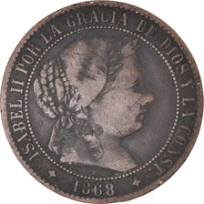 Coin, Spain, 2-1/2 Centimos, 1868