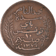 Moneta, Tunisia, 10 Centimes, 1911