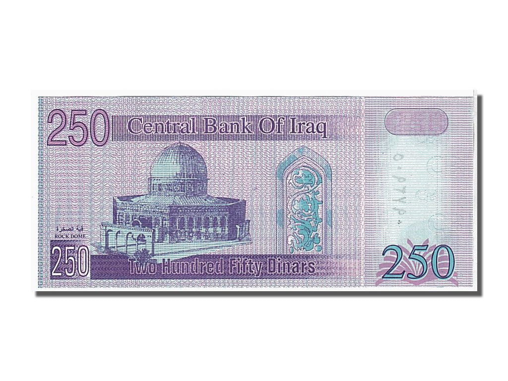 Iraq, 250 Dinars, 2002, KM #88, UNC(65-70)