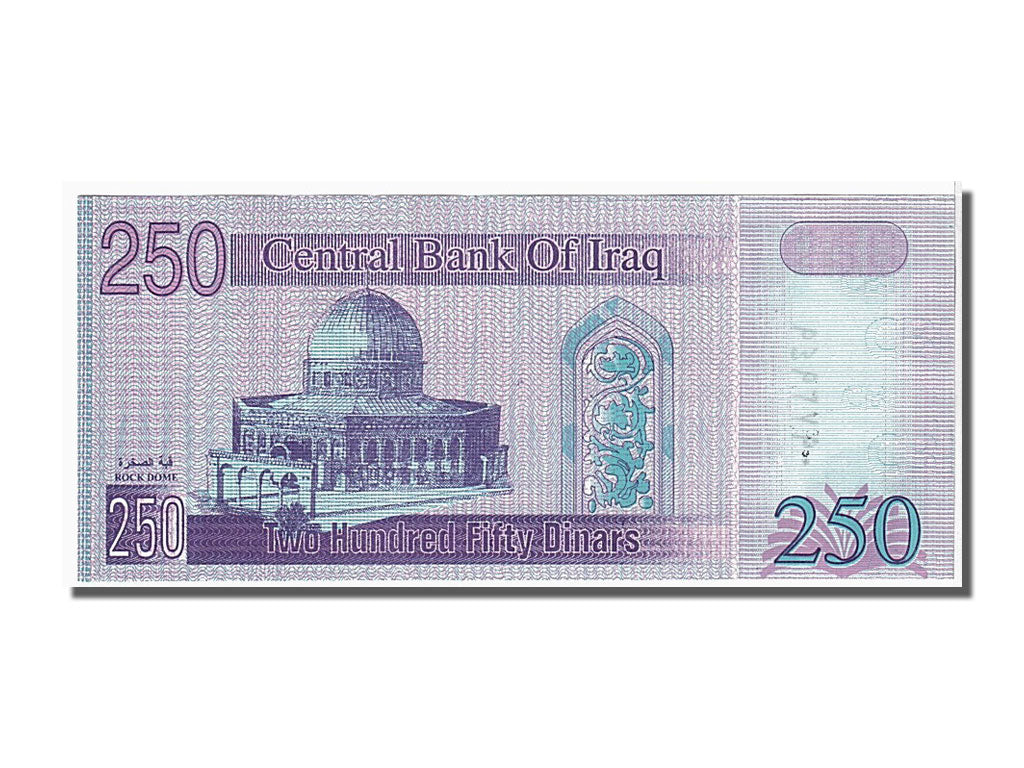 Banknote, Iraq, 250 Dinars, 2002, UNC(65-70)