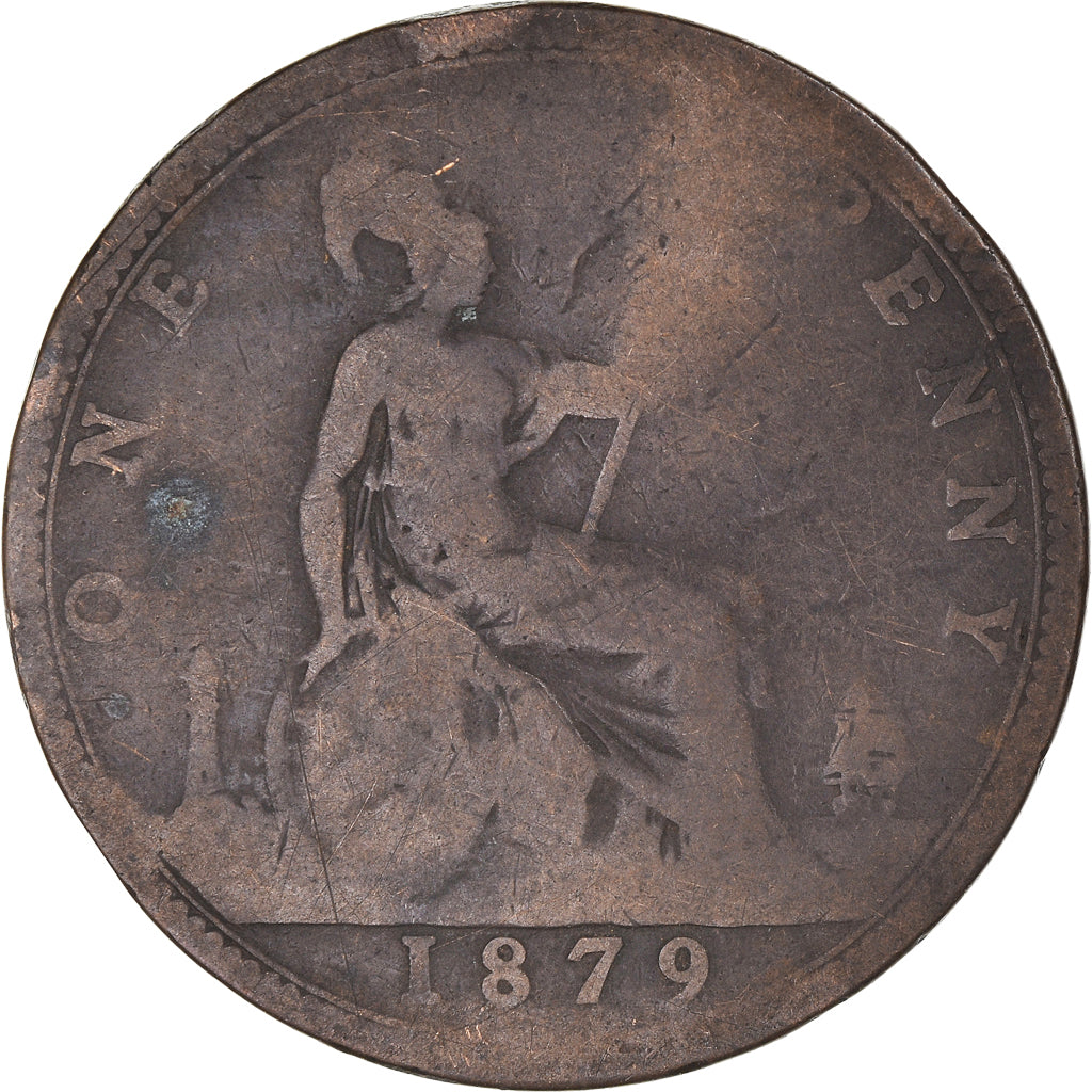 Coin, Great Britain, Penny, 1879
