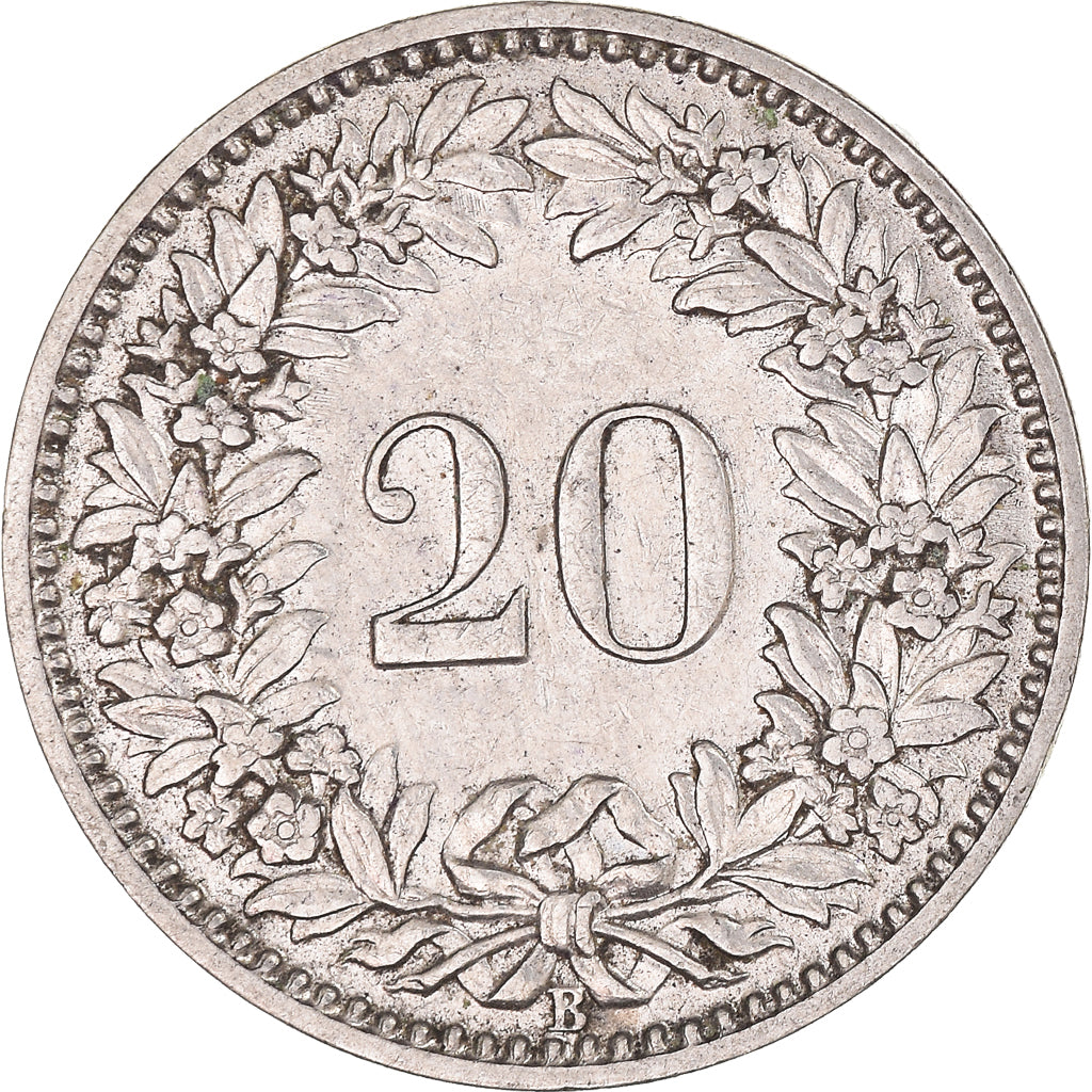 Moneta, Szwajcaria, 20 Rappen, 1912