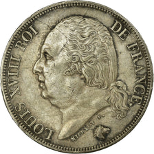 Münze, Frankreich, Louis XVIII, Louis XVIII, 2 Francs, 1824, Paris, VZ, Silber