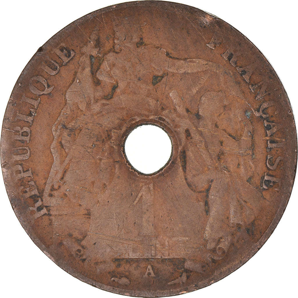 Münze, Indochina, Cent, 1914