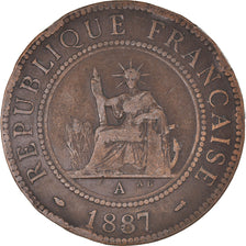 Moneda, INDOCHINA FRANCESA, Cent, 1887