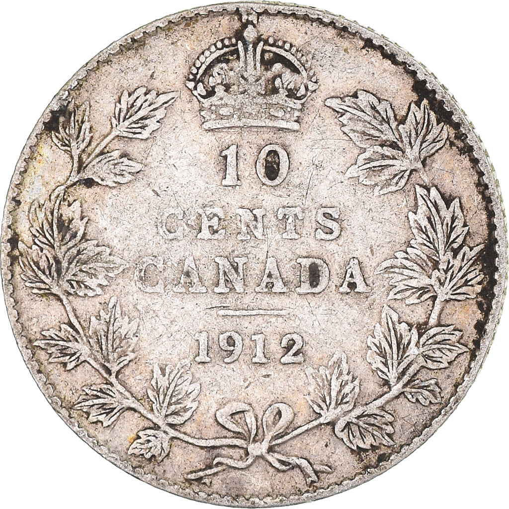 Coin, Canada, 10 Cents, 1912