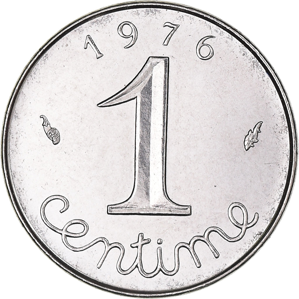 Moeda, França, Centime, 1976
