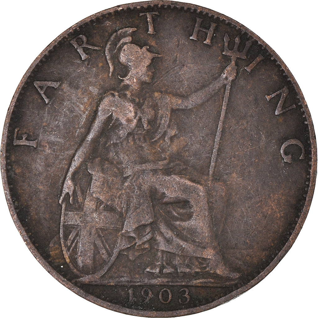 Coin, Great Britain, Farthing, 1903