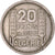 Monnaie, Algérie, 20 Francs, 1956