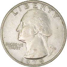 Moneda, Estados Unidos, 1/4 Dollar, 1979