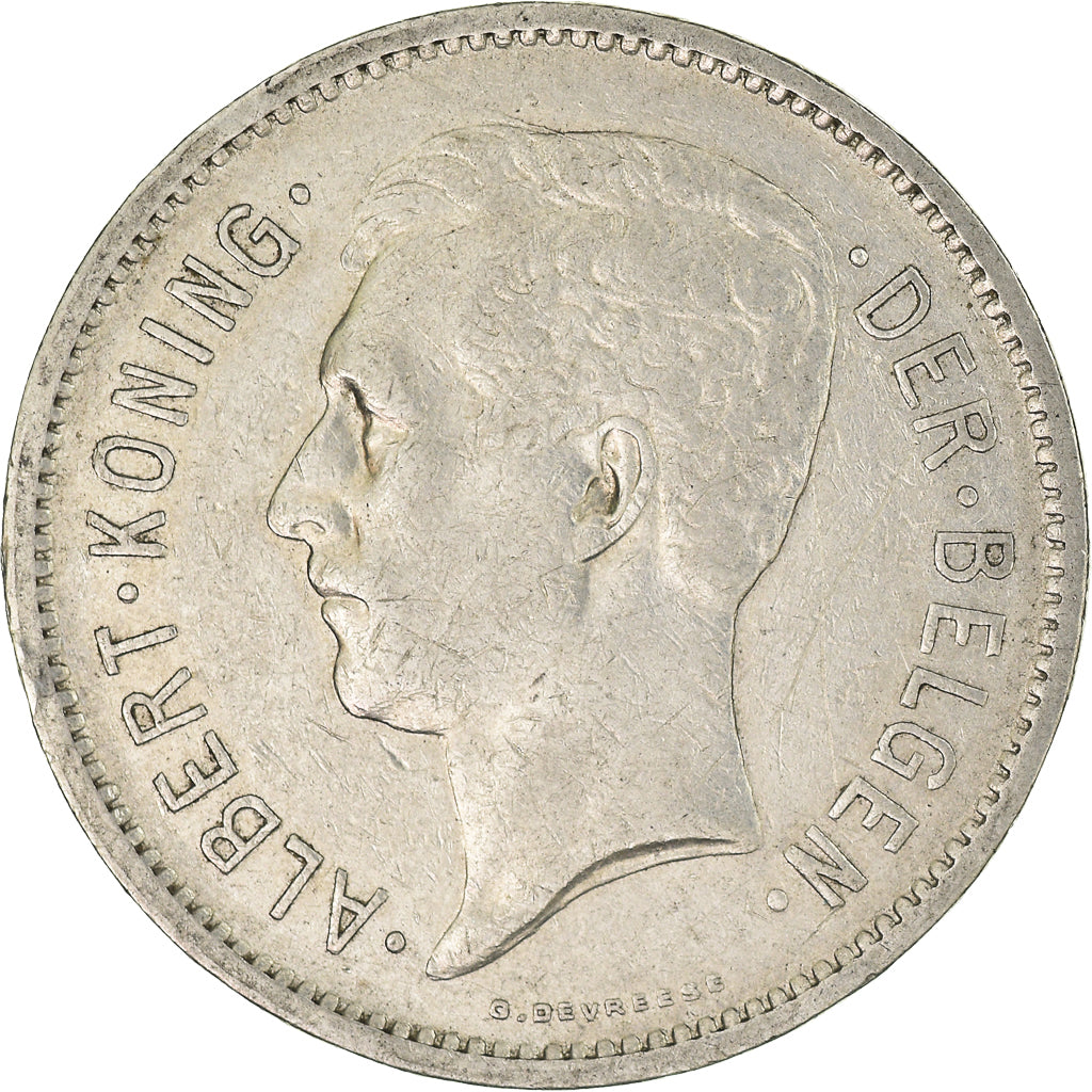 Monnaie, Belgique, 5 Francs, 1930