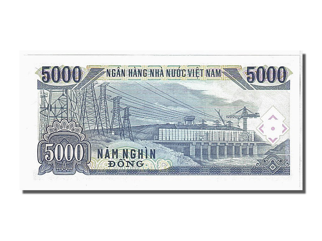 Banknote, Viet Nam, 5000 D<ox>ng, 1991, UNC(65-70)