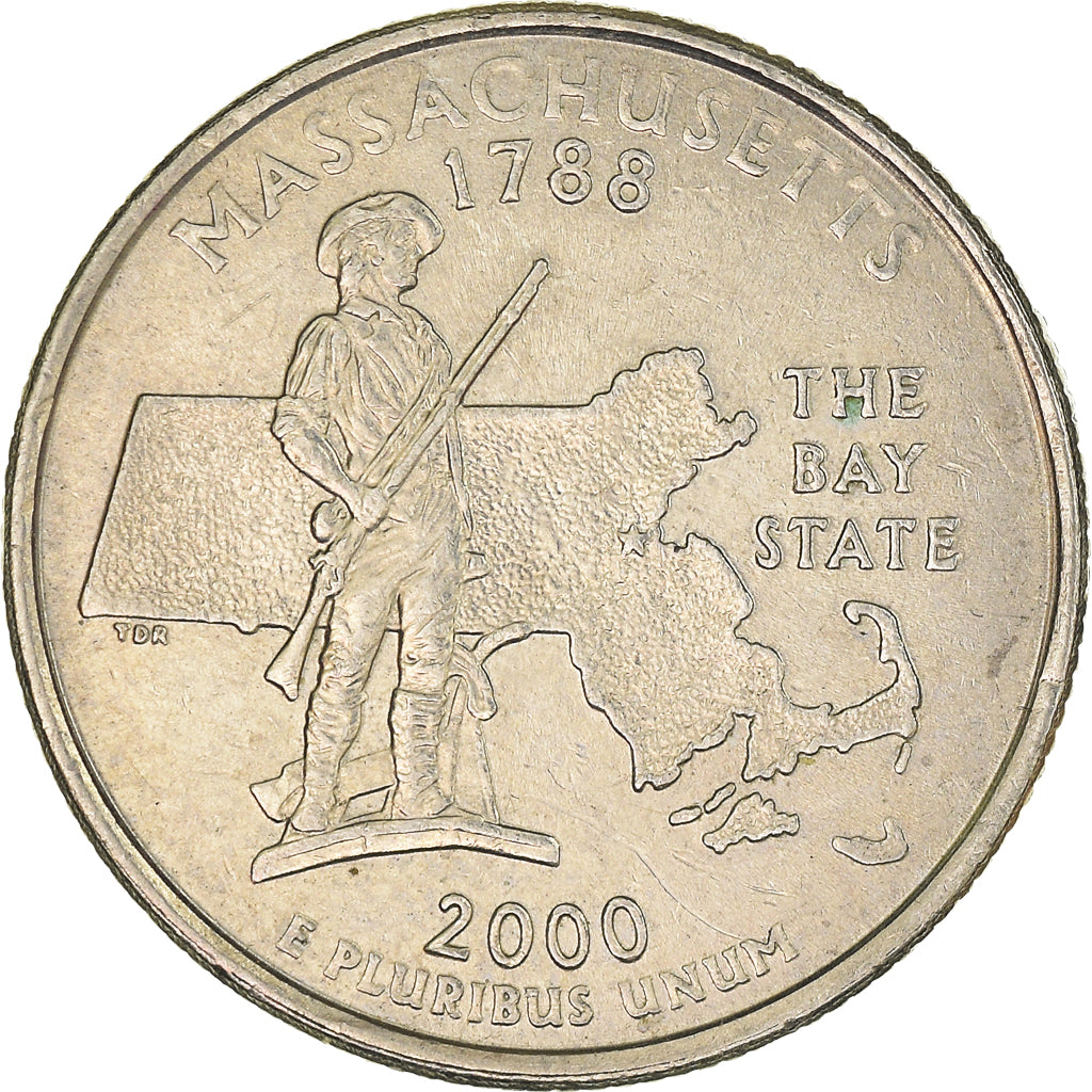 Münze, Vereinigte Staaten, 1/4 Dollar, 2000