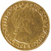 FRANCE, Louis d'Or, 1652, Lyons, AU(50-53), Gold, Gadoury #244, 6.70