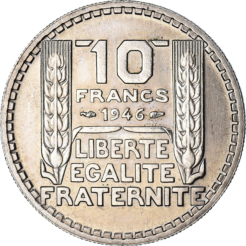 Moneta, Francja, 10 Francs, 1946