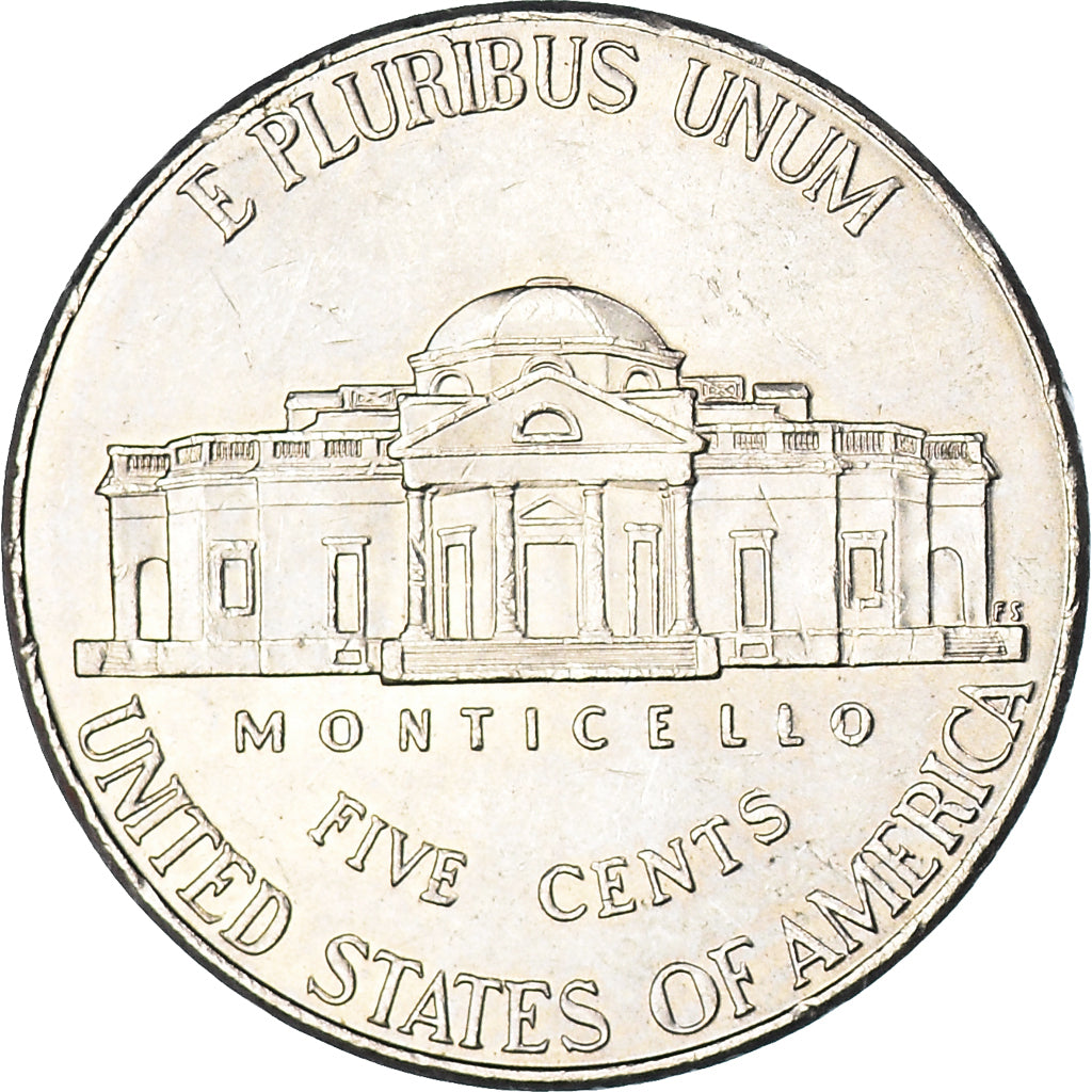 Coin, United States, 5 Cents, 2011