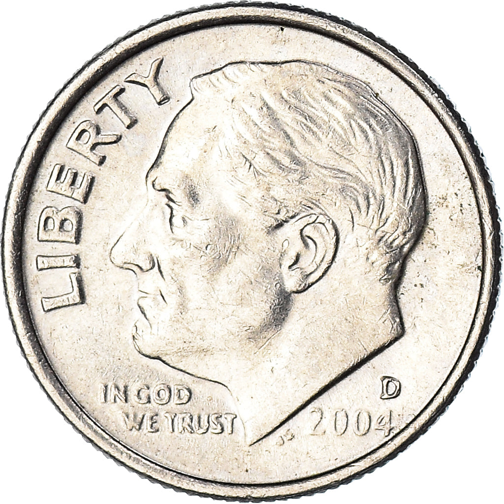 Moneda, Estados Unidos, Dime, 2004