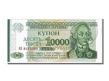 Banknote, Transnistria, 10,000 Rublei on 1 Ruble, 1994, UNC(65-70)