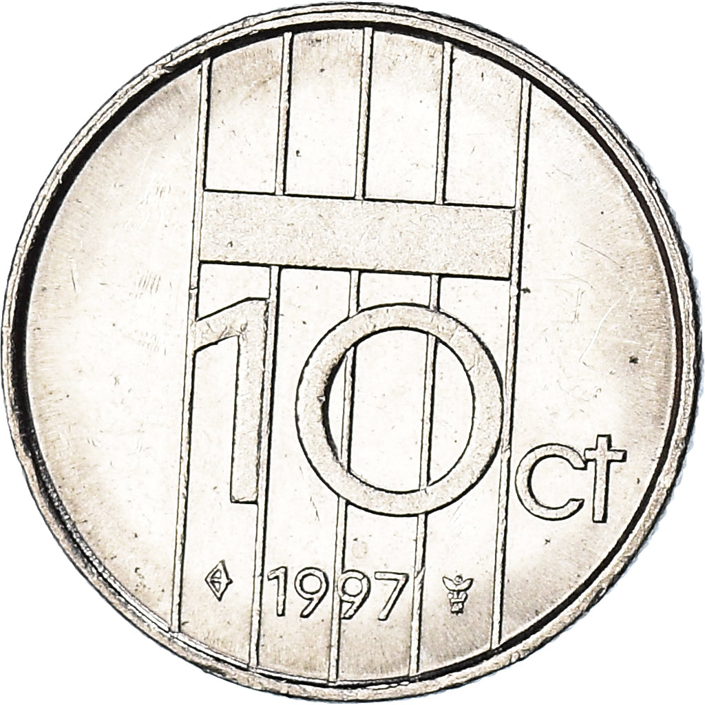 Monnaie, Pays-Bas, 10 Cents, 1997