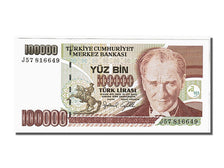 Banknote, Turkey, 100,000 Lira, 1970, UNC(65-70)