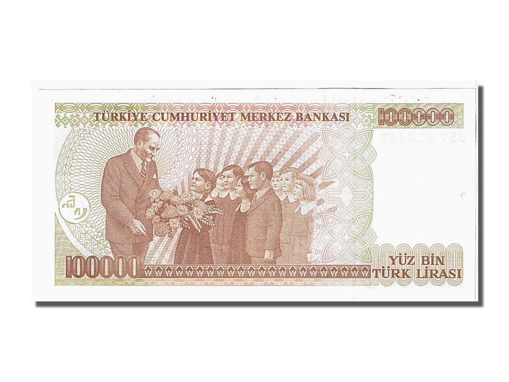 Banknote, Turkey, 100,000 Lira, 1970, UNC(65-70)