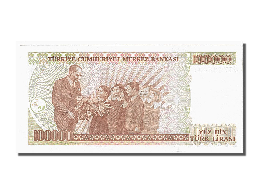 Billet, Turquie, 100,000 Lira, 1970, NEUF