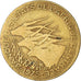 Moneta, Państwa Afryki Środkowej, 10 Francs, 1975